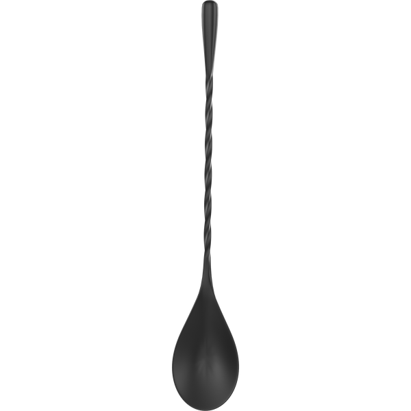 COCKTAILIER 7" Bar Spoon - Right Twist - Black
