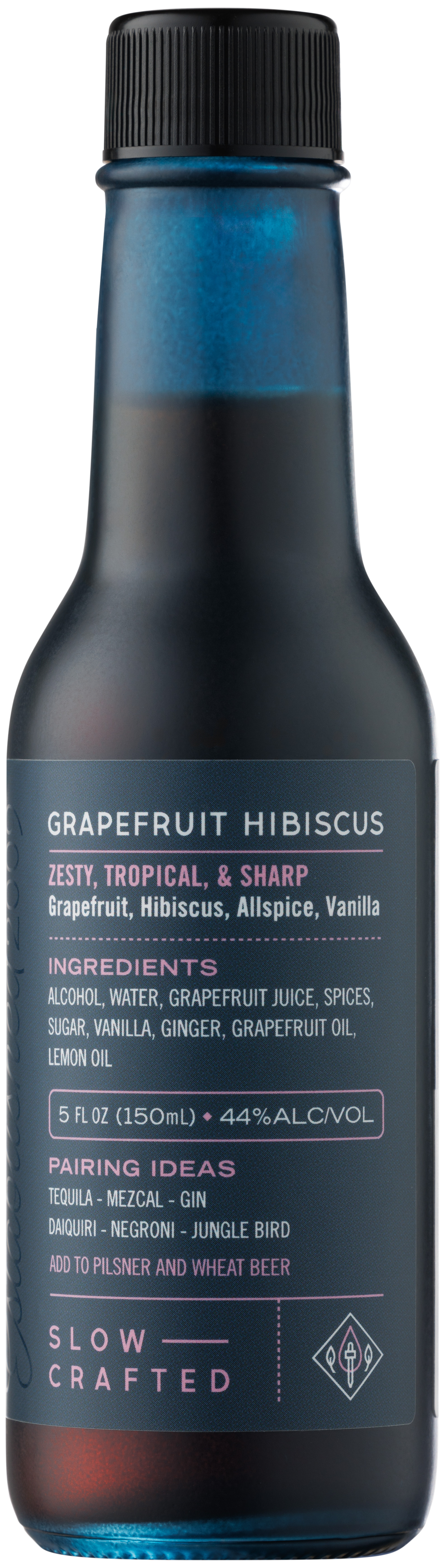 Bittercube Grapefruit Hibiscus (formerly Jamaican No. 2) Bitters 5 oz bottle, alternate view
