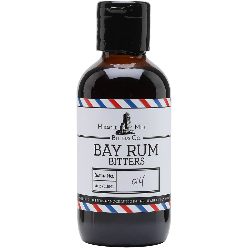 Miracle Mile Bay Rum Bitters 4 oz bottle