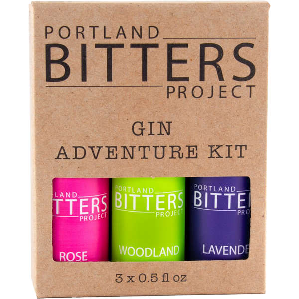 PORTLAND BITTERS PROJECTt Gin Bitters Adventure Kit 3 x 0.5 oz