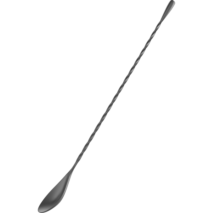 Cocktailier 12" Bar Spoon Right Handed Black, alternate view