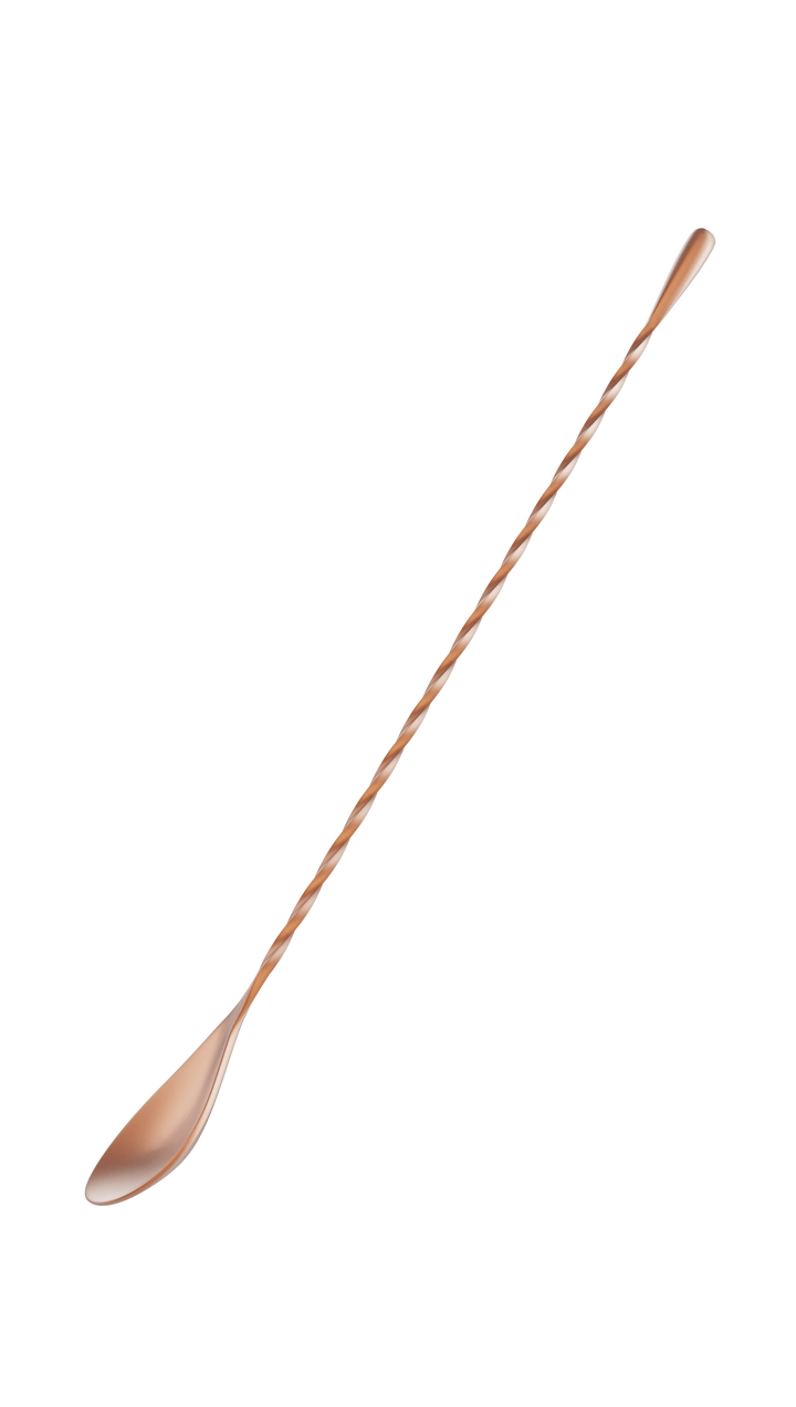 Cocktailier 12" Bar Spoon Left Handed Copper, alternate view