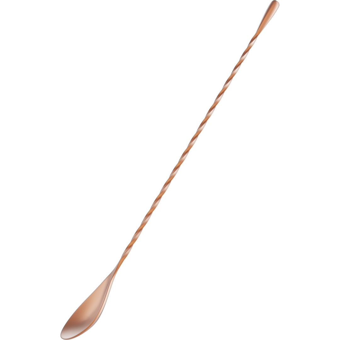 Cocktailier 12" Bar Spoon Right Handed Copper, alternate view