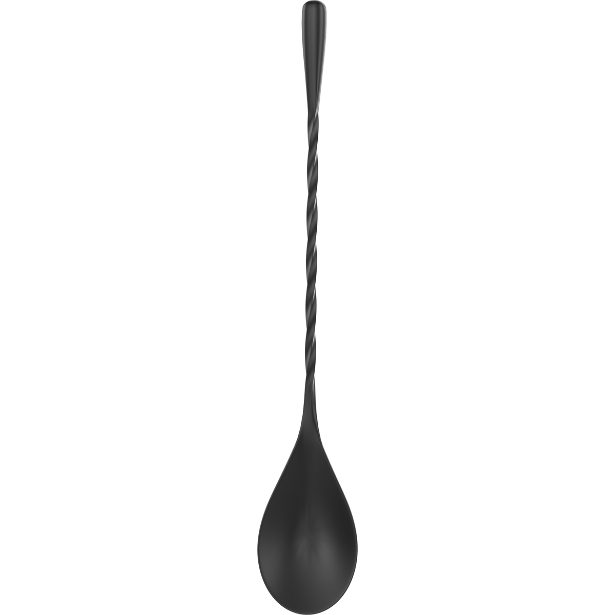 Cocktailier 7" Bar Spoon Right Twist Black