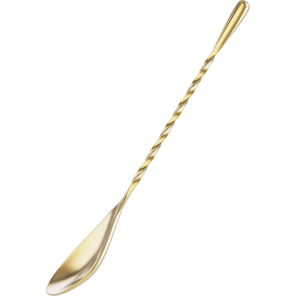 COCKTAILIER 7" Bar Spoon - Right Twist - Gold