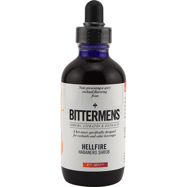 Bittermens Hellfire Habanero Shrub 5 oz bottle