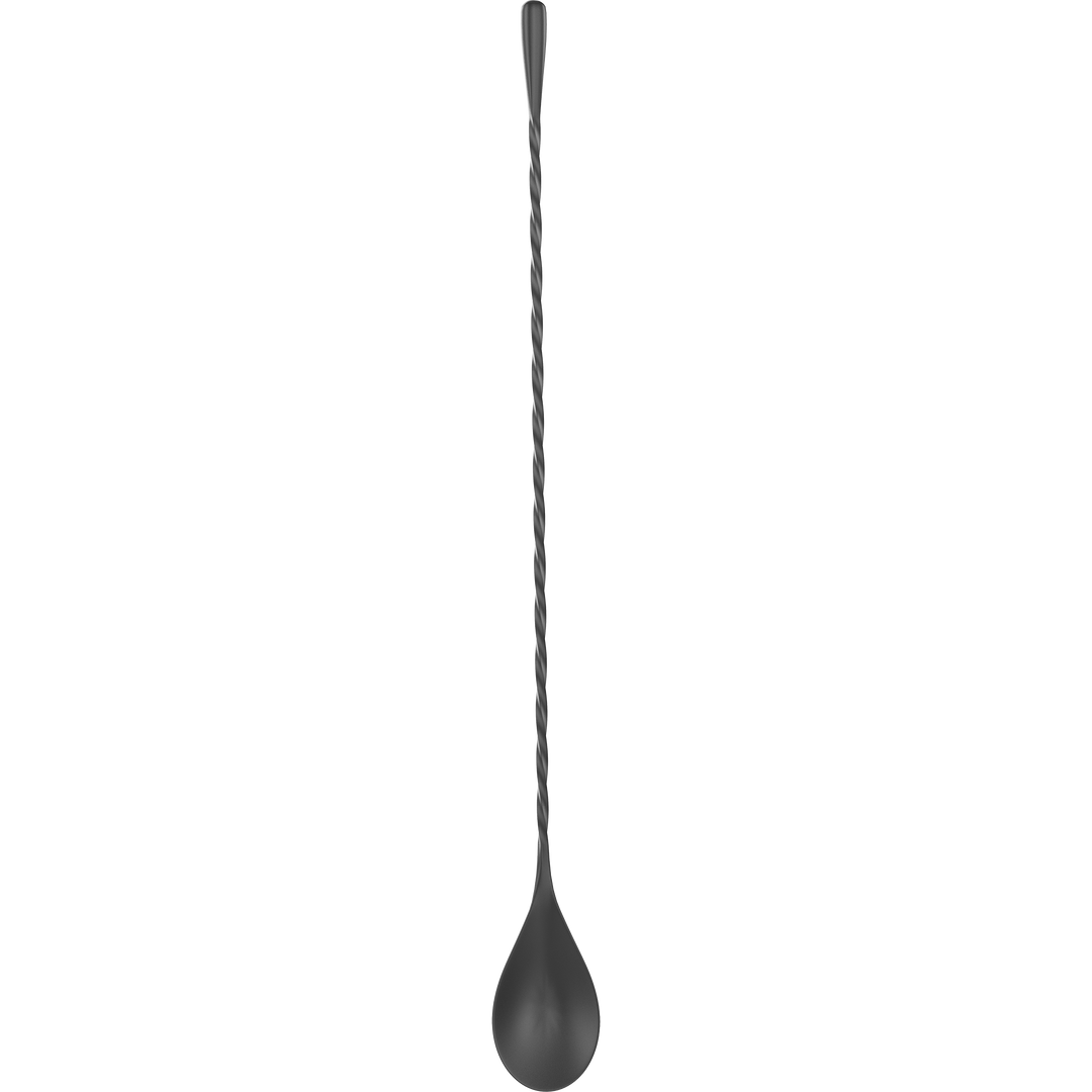 Cocktailier 12" Bar Spoon Left Handed Black