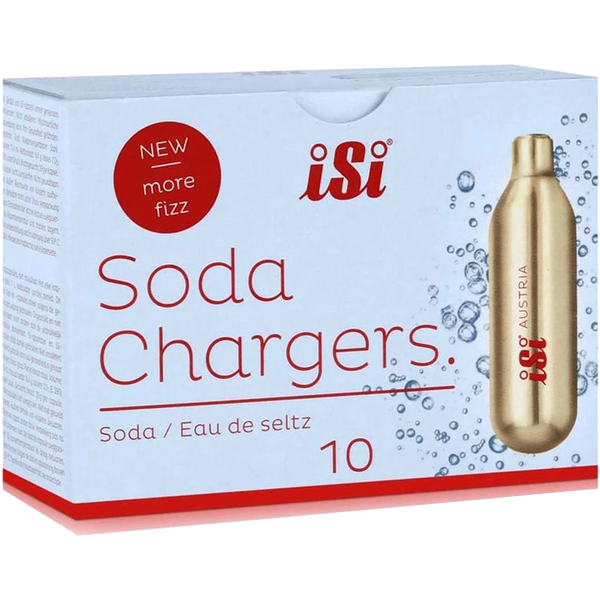 ISI iSi Soda CO2 Chargers  10 boxes of 10 chargers - 100 cartridges total
