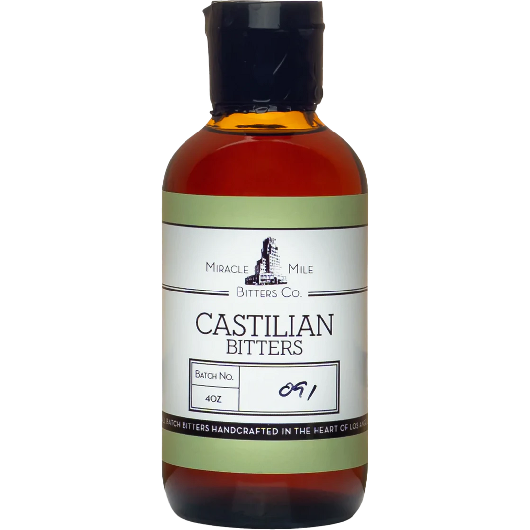 Miracle Mile Castilian Bitters 4 oz bottle
