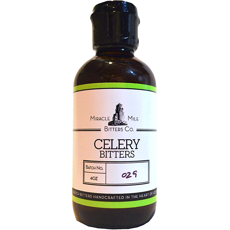 Miracle Mile Celery Bitters 4 oz bottle