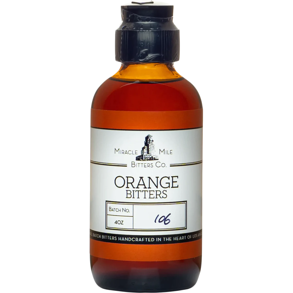 Miracle Mile Orange Bitters 4 oz bottle