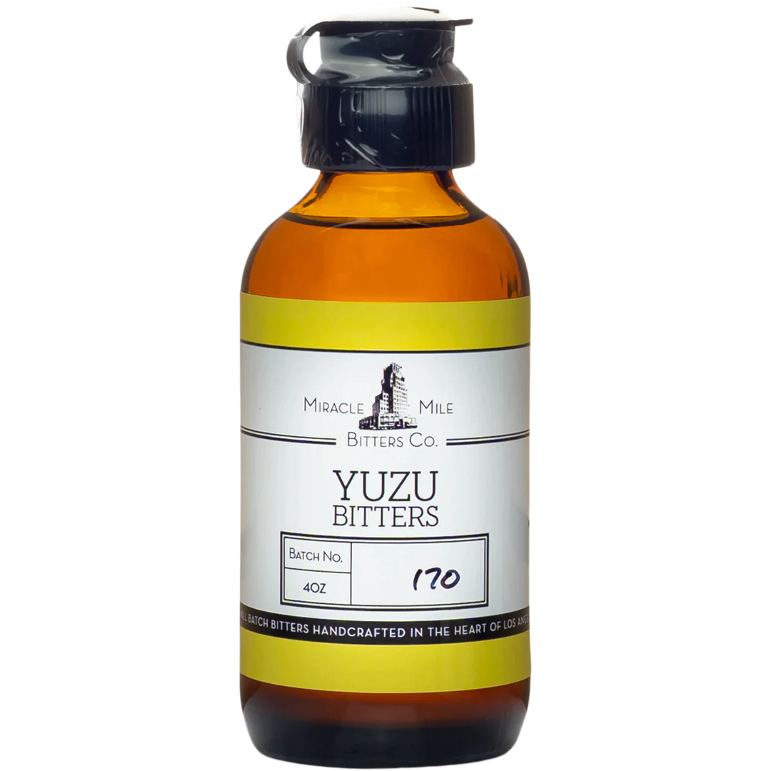 Miracle Mile Yuzu Bitters 4 oz bottle