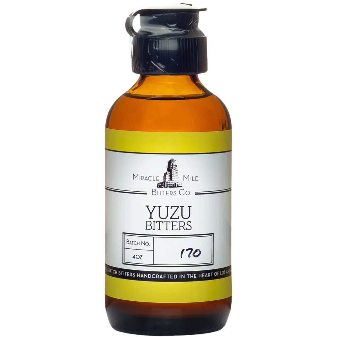 Miracle Mile Yuzu Bitters 4 oz bottle