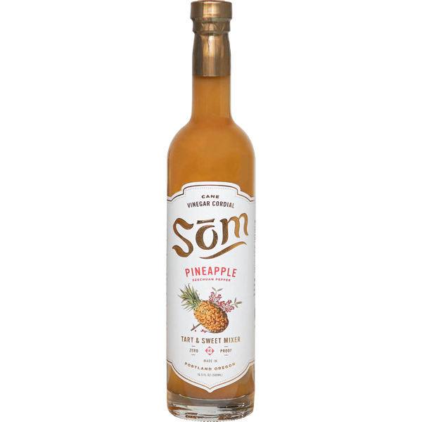 SOM Pineapple Szechuan Non Alcoholic Cane Vinegar Cordial 500 ml