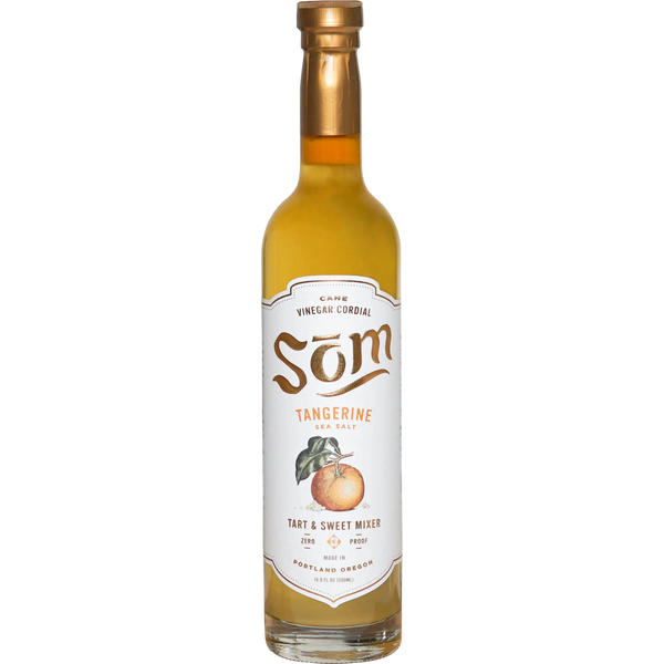 SOM Tangerine Sea Salt Non Alcoholic Cane Vinegar Cordial 500 ml