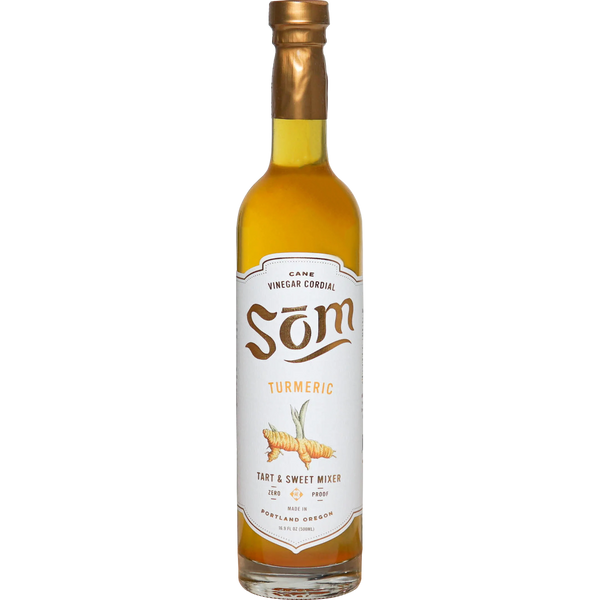 SOM Turmeric Non Alcoholic Cane Vinegar Cordial 500 ml