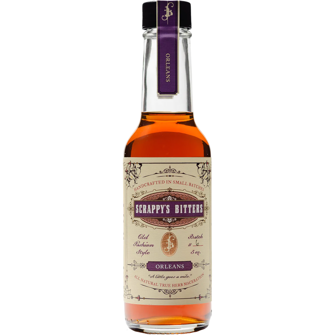 Scrappy's Orleans Aromatic Bitters 5 oz bottle