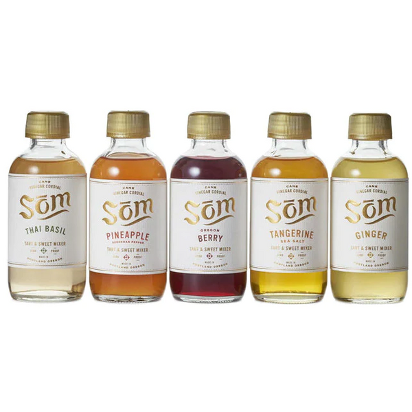 SOM Gift Set: Basil, Pineapple, Berry, Tangerine, Ginger 500 ml